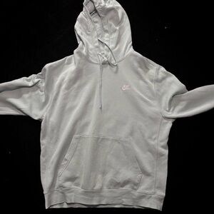 Nike baby blue Casual Hoodie